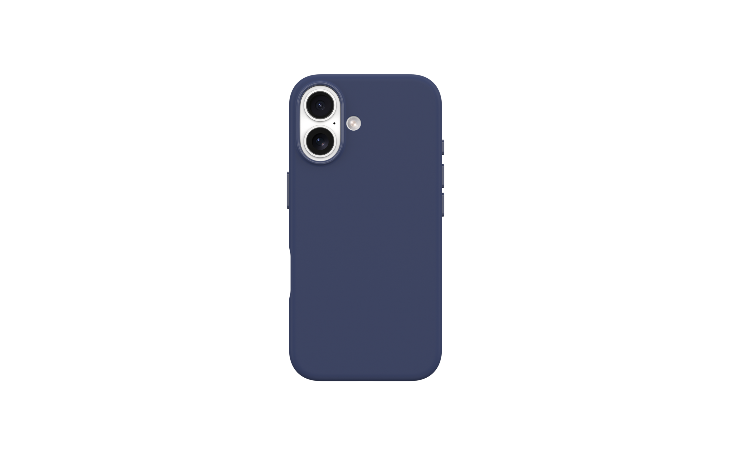 Funda de silicona suave Azul  anticaída 2M con magnet para iPhone 16 - 2