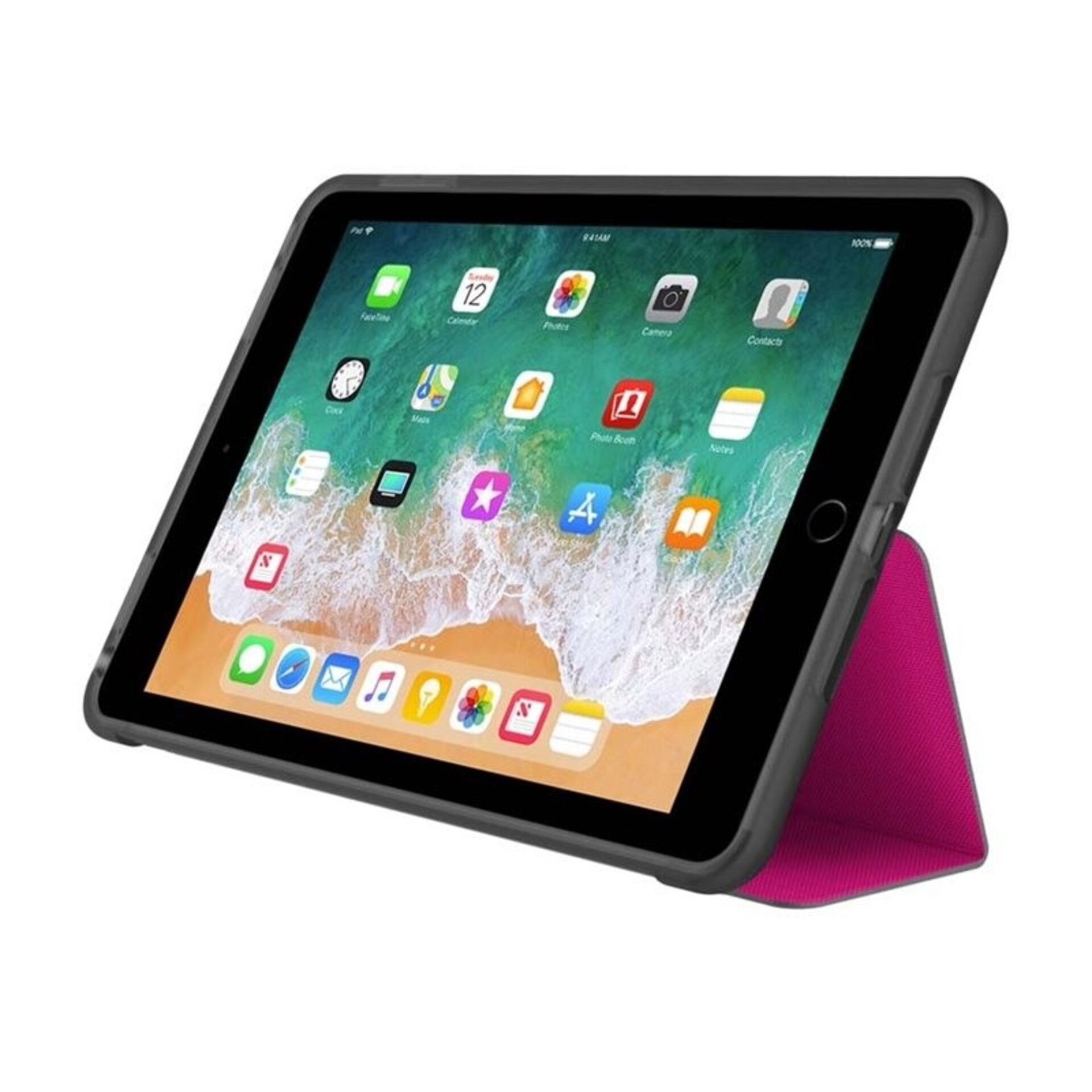 Funda Clarion con tapa Rosa  para iPad 5/6ªGen 9,7" - 3