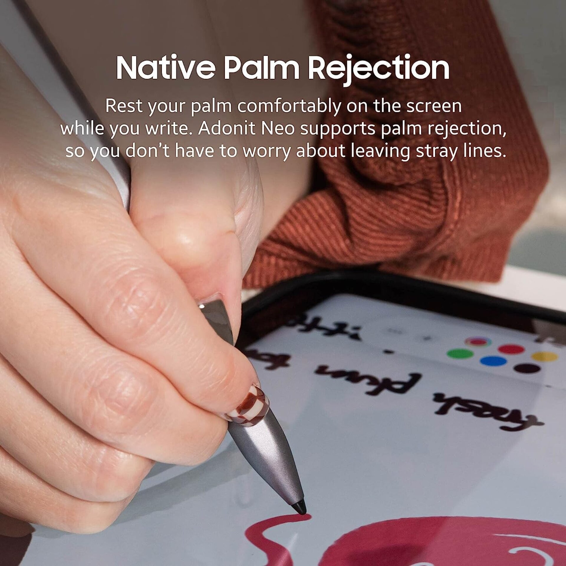 Stylus Neo Plata con punta fina para min ipad 6, IPad Air 4, ipad mini 5, iPad - 2