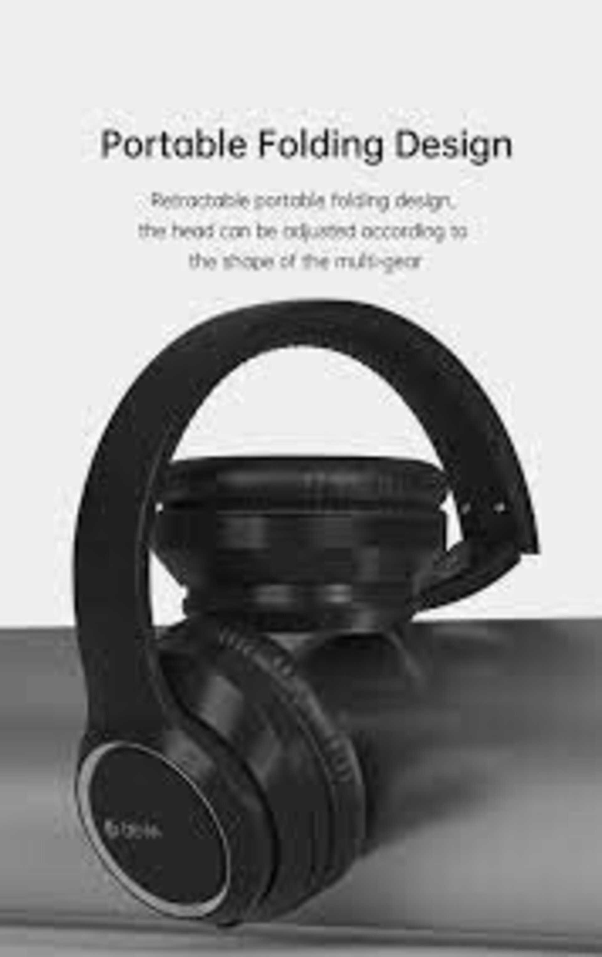 Auriculares Negros de diadema inalámbricos  con 24 horas de autonomia - 3