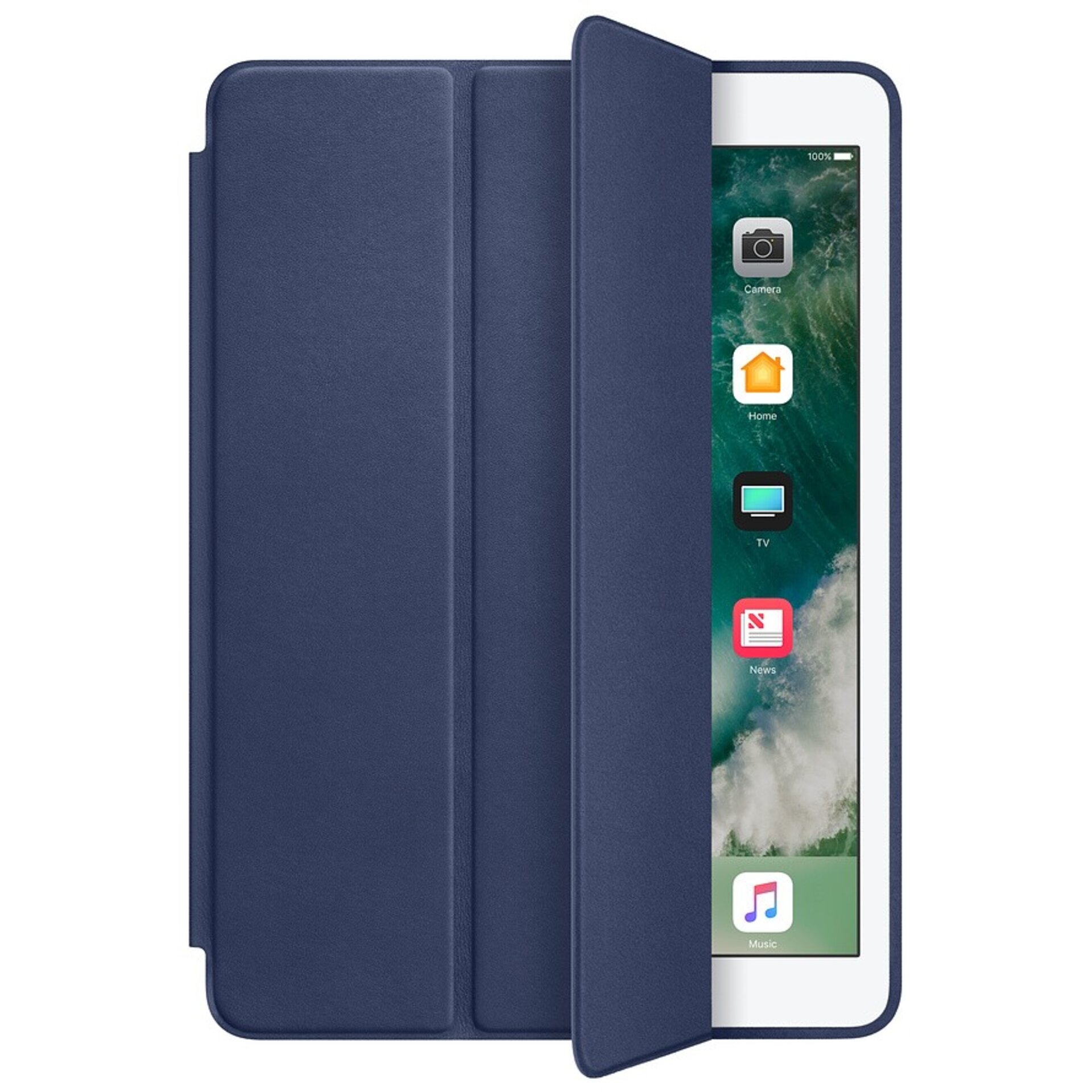 Funda Azul de Polipiel con hueco para Stylus iPad 9ª Gen 10,2" - 3