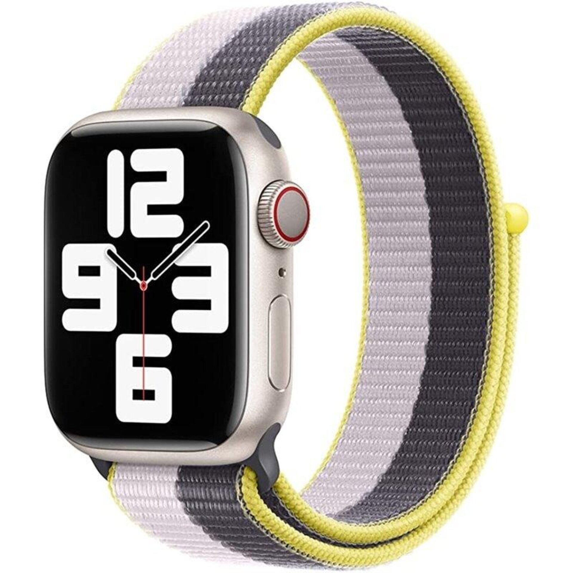 Correa de Velcro  Sport3 duo LILAC violeta/negra Apple Watch (38/40/41mm) - 1