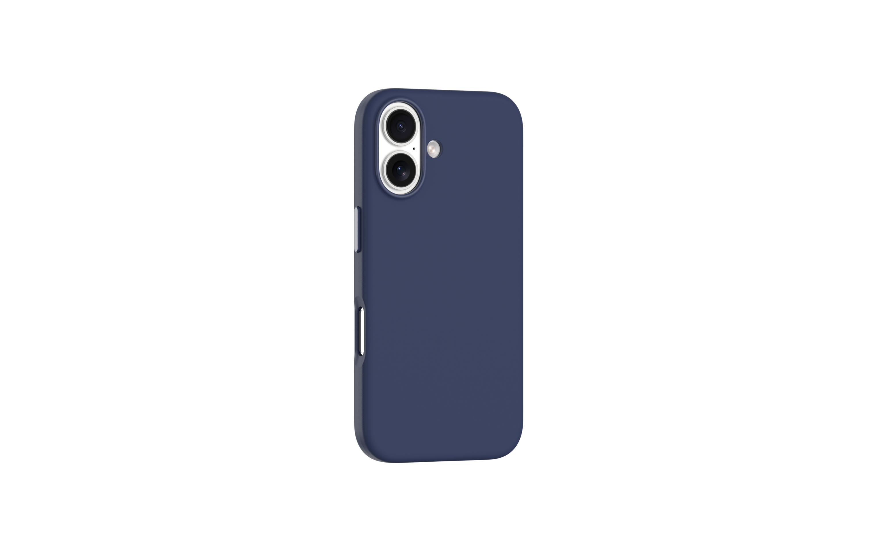 Funda de silicona suave Azul  anticaída 2M con magnet para iPhone 16 - 1