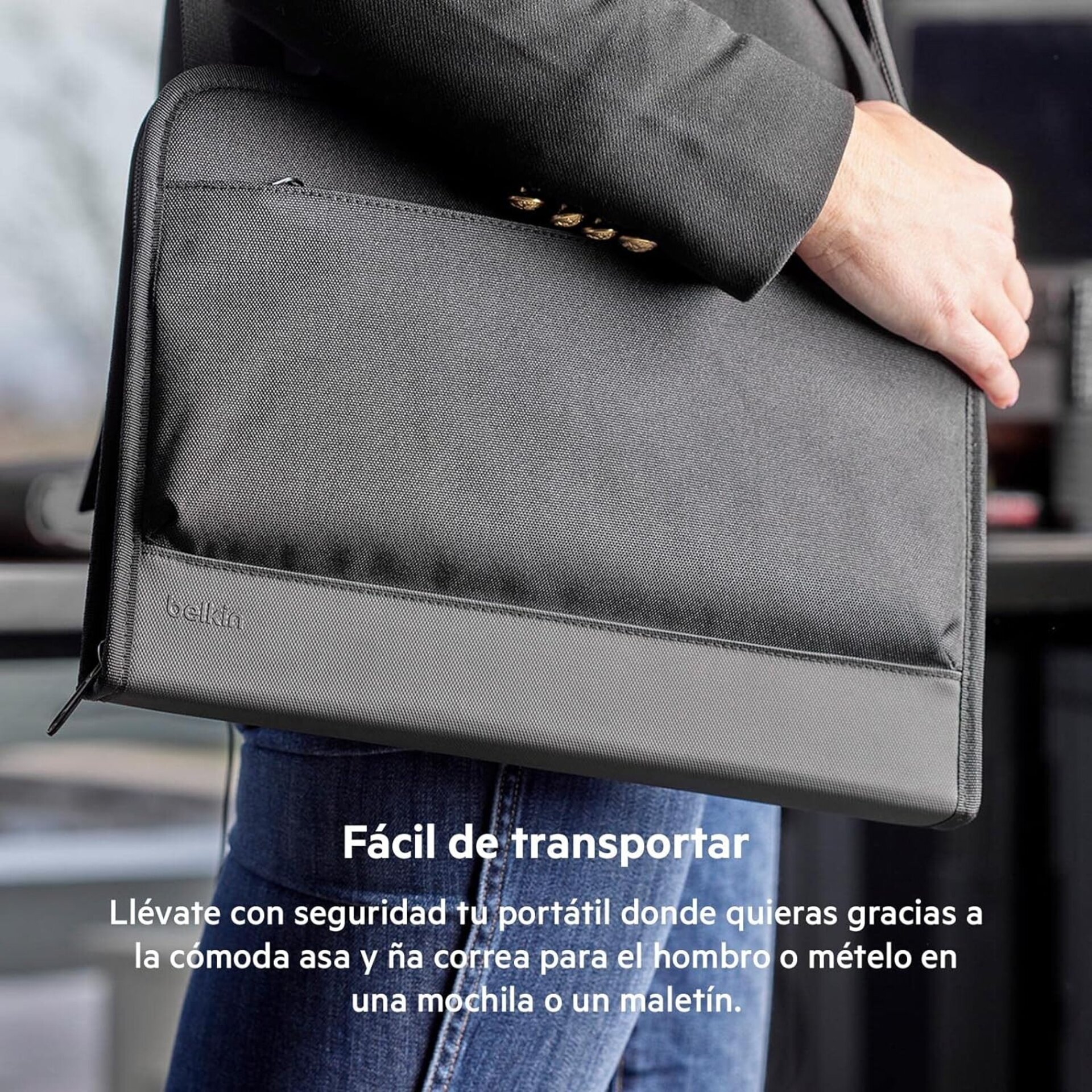 Mochila protectora  para Macbook 14 Belkin EDA004 - 5