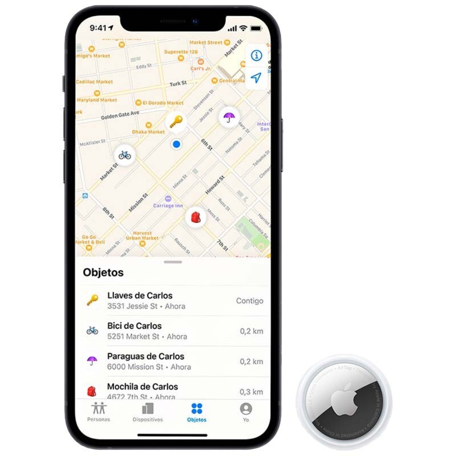 Apple AirTag - Dispositivo localizador - 2