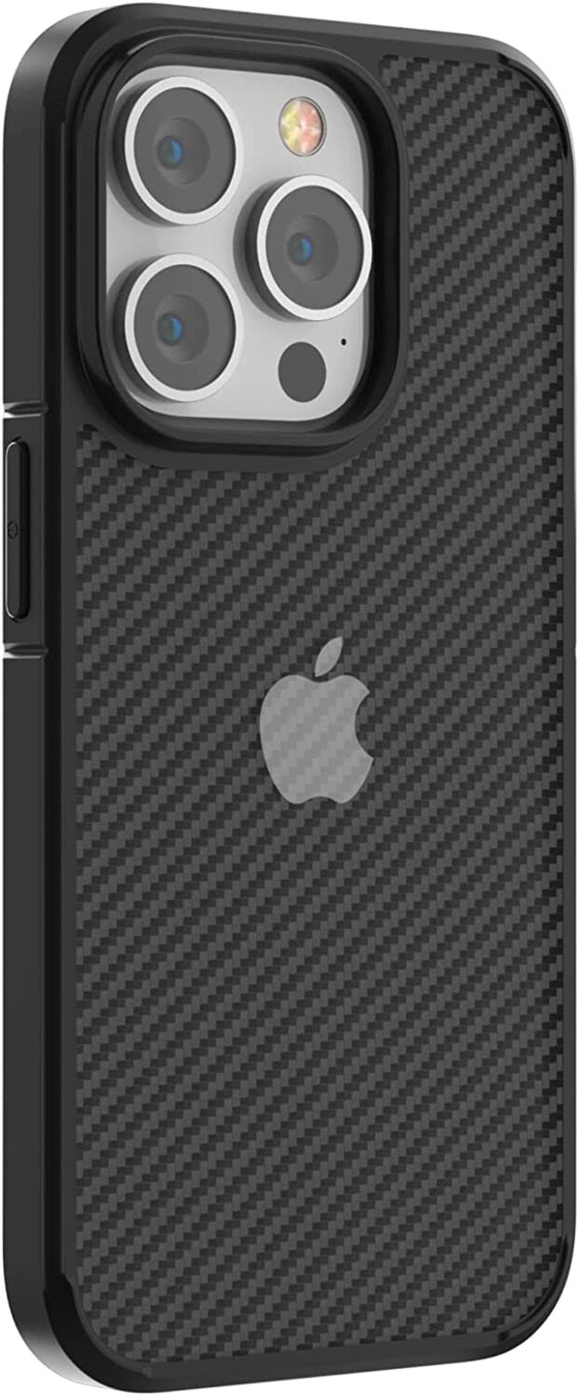 Funda Shockproof 3M carbon mate antihuellas para iPhone 13/14/15 Plus - 3