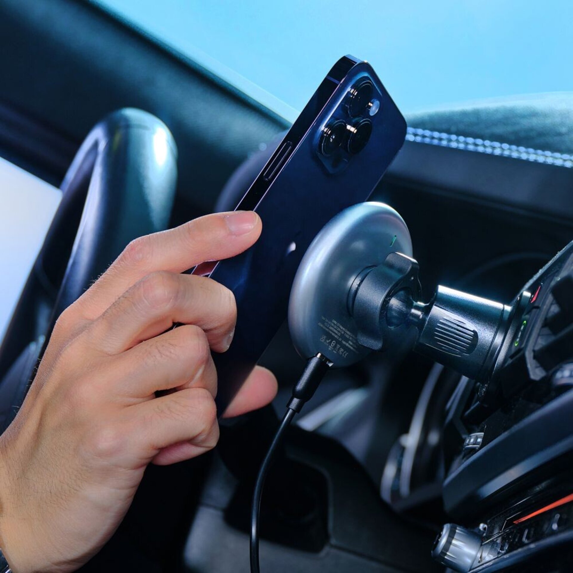 Cargador Magnetico OMNIA CX2 ultra rápido y rotación a 360 º - 3