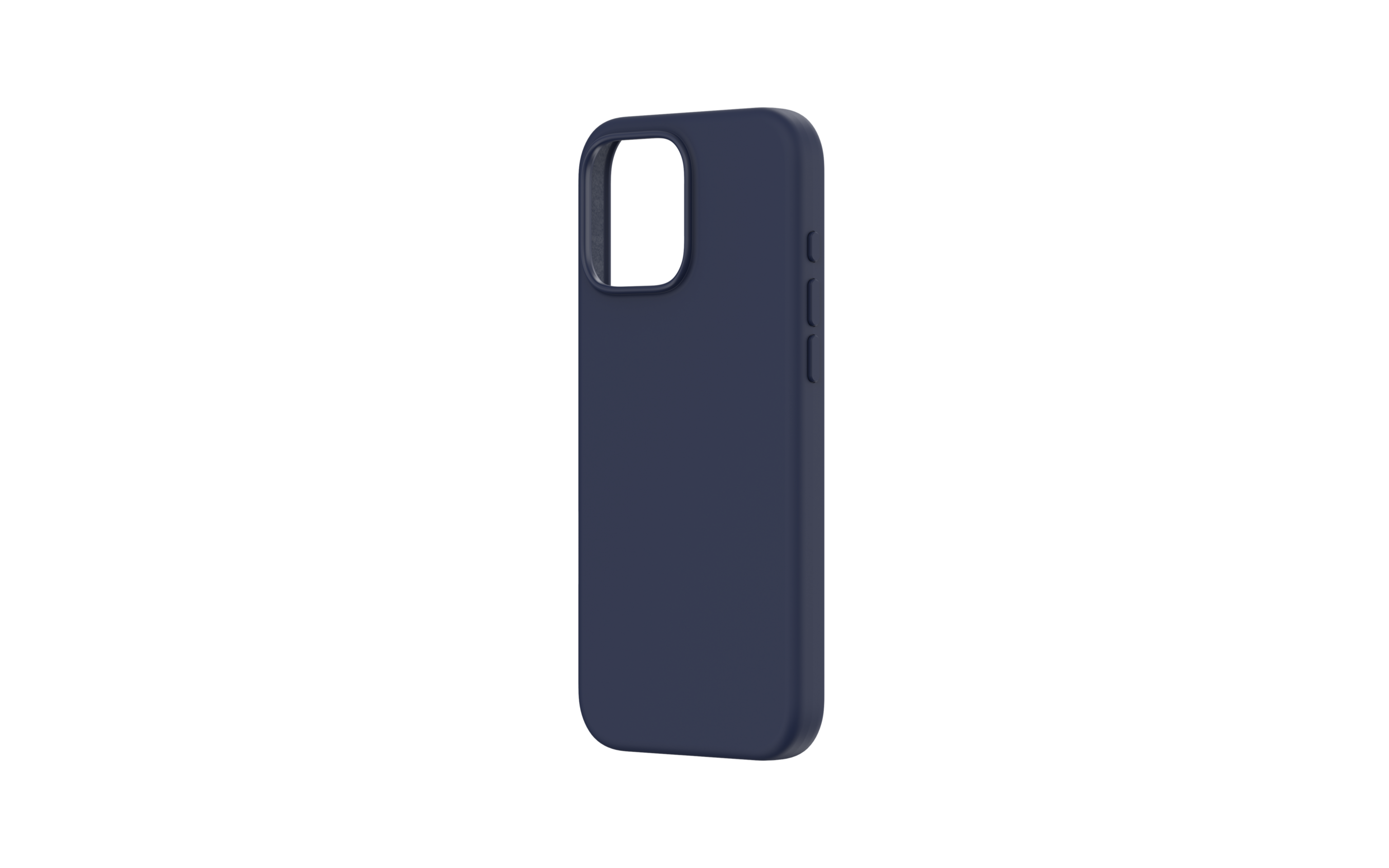 Funda de silicona suave Azul  anticaída 2M con magnet para iPhone 16 - 3