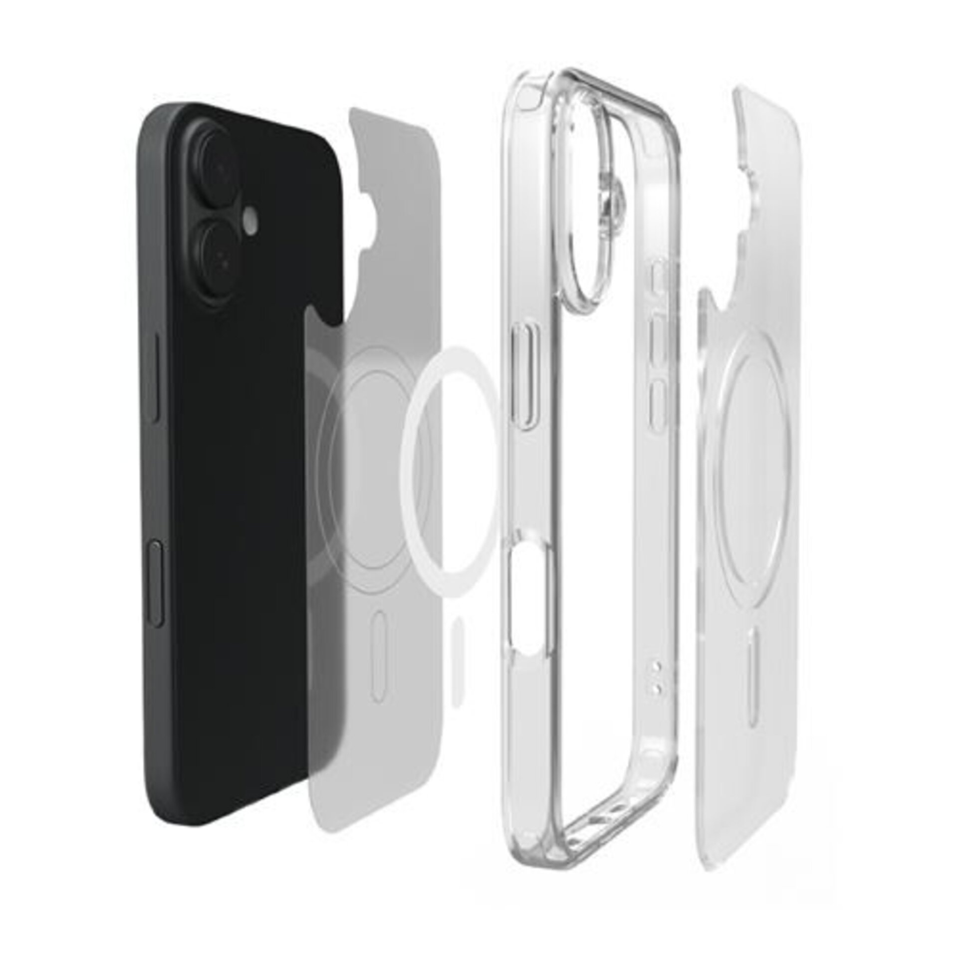 Funda Pomologic transparente con Magsafe para iPhone 16 - 2
