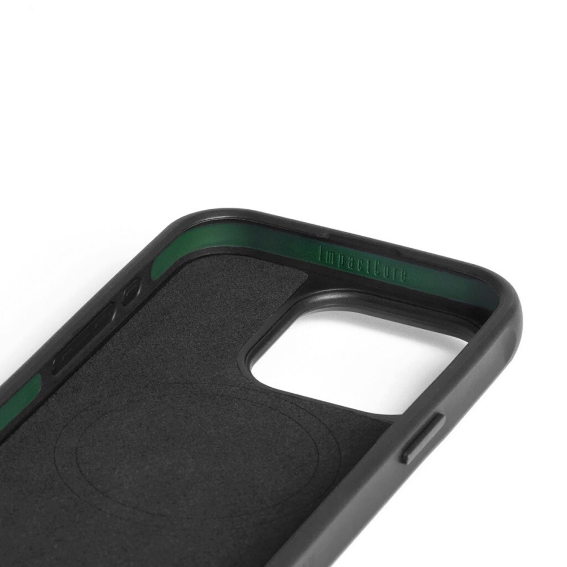 Funda de piel para Iphone 15 Pro Impact Negra con Magsafe y protección 5M Mujjo - 2