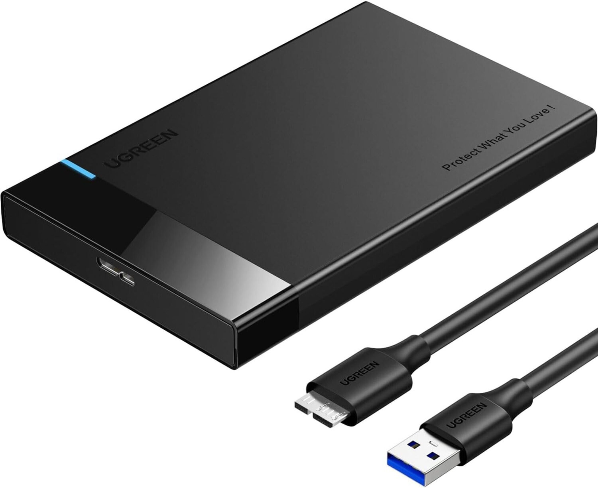 UGREEN Carcasa Disco Duro 2.5" USB 3.0 con UASP  HDD SSD SATA - 1