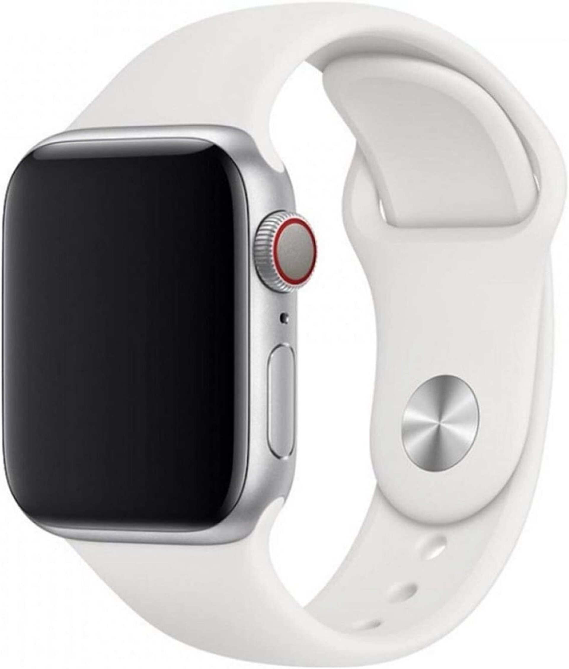 Correa de caucho Serie Sport Blanca para Apple Watch (44mm) - 1