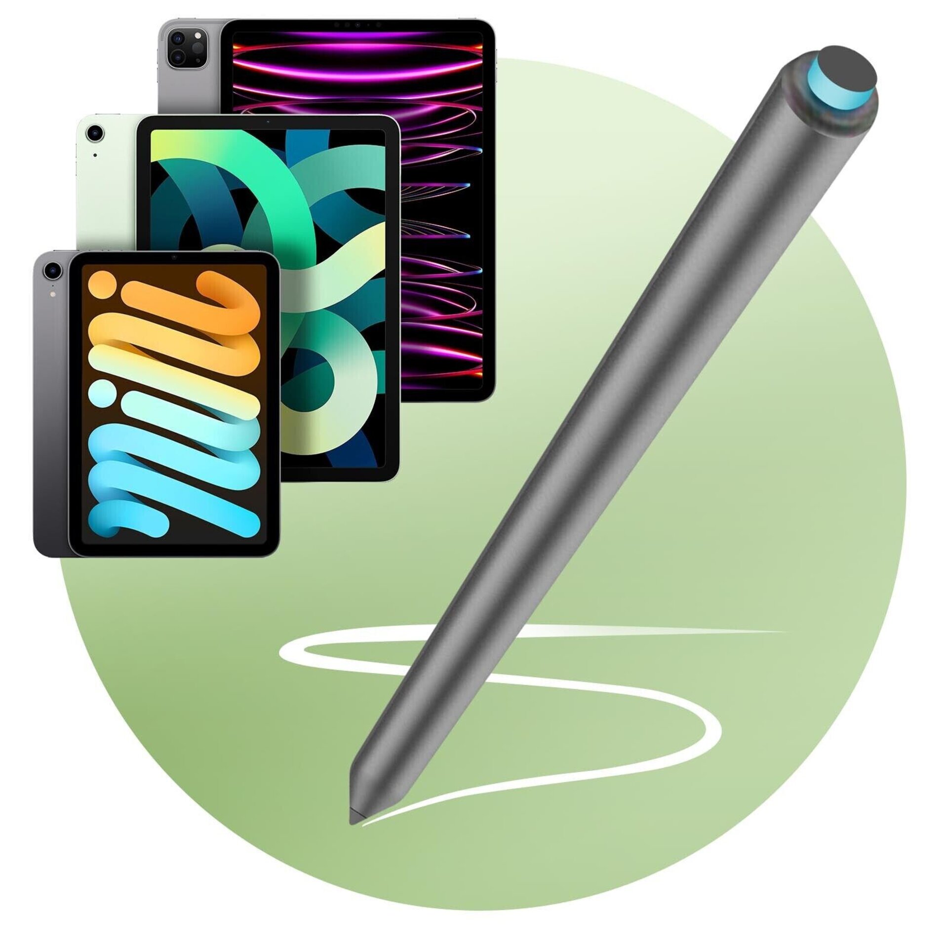 Stylus Neo Pro Space Grey para iPad Pro 11, pro 12,9 (3/4/5 gen), iPad Air 4/5 - 2