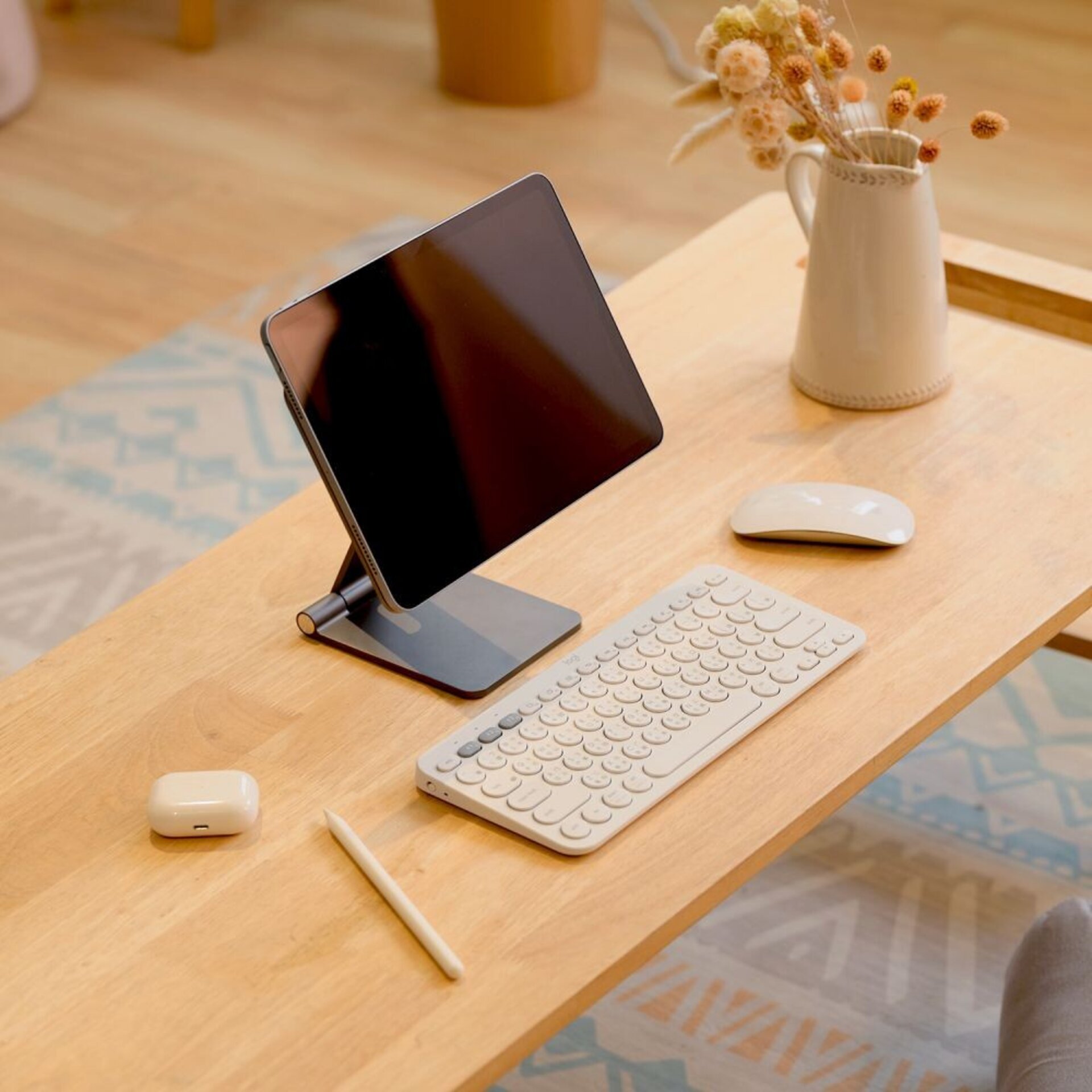 Soporte Magnético de aluminio Gris espacial de 360 para Ipad de 12,9" - 8
