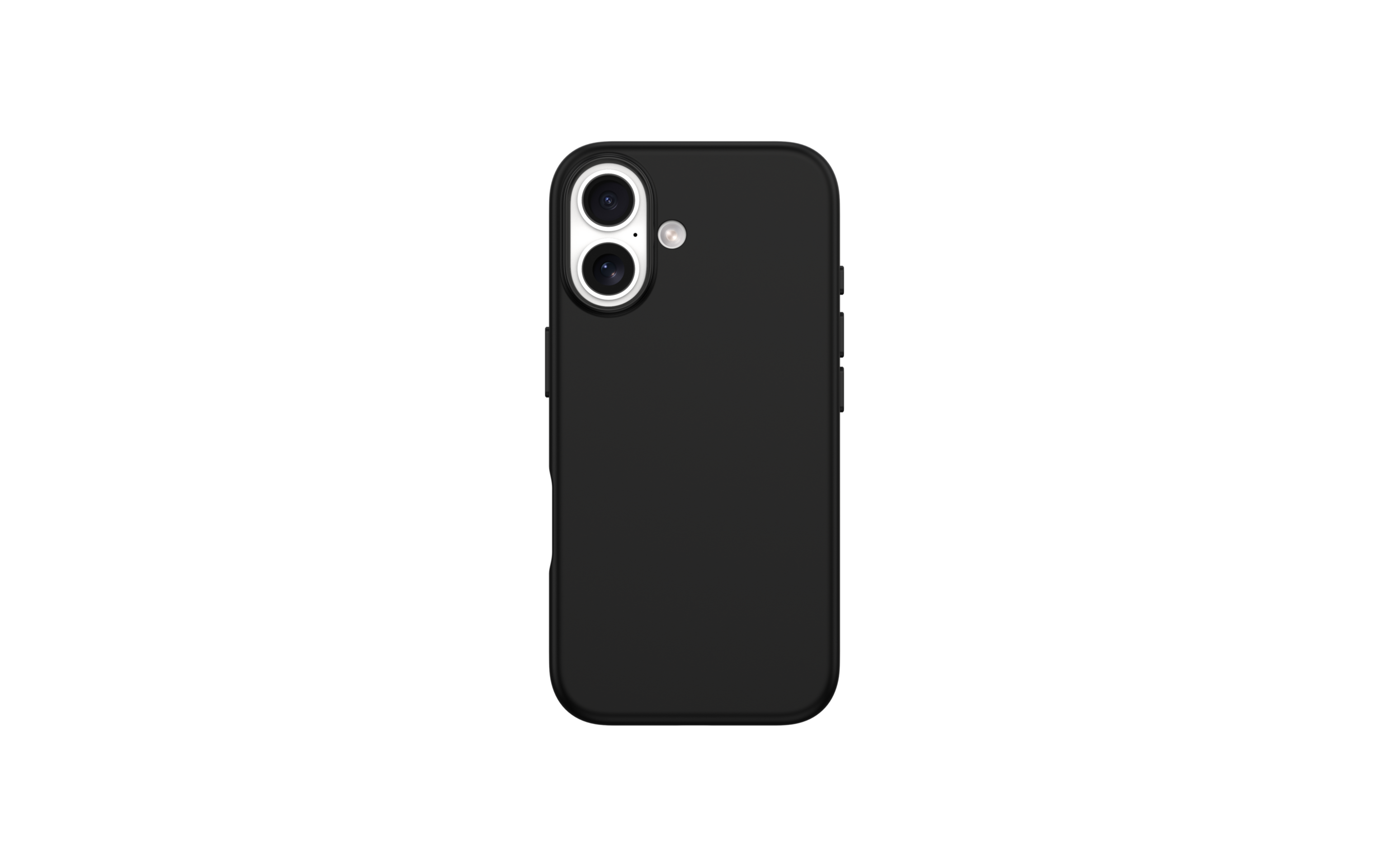 Funda de silicona suave Negra anticaída 2M con magnet para iPhone 16 - 2