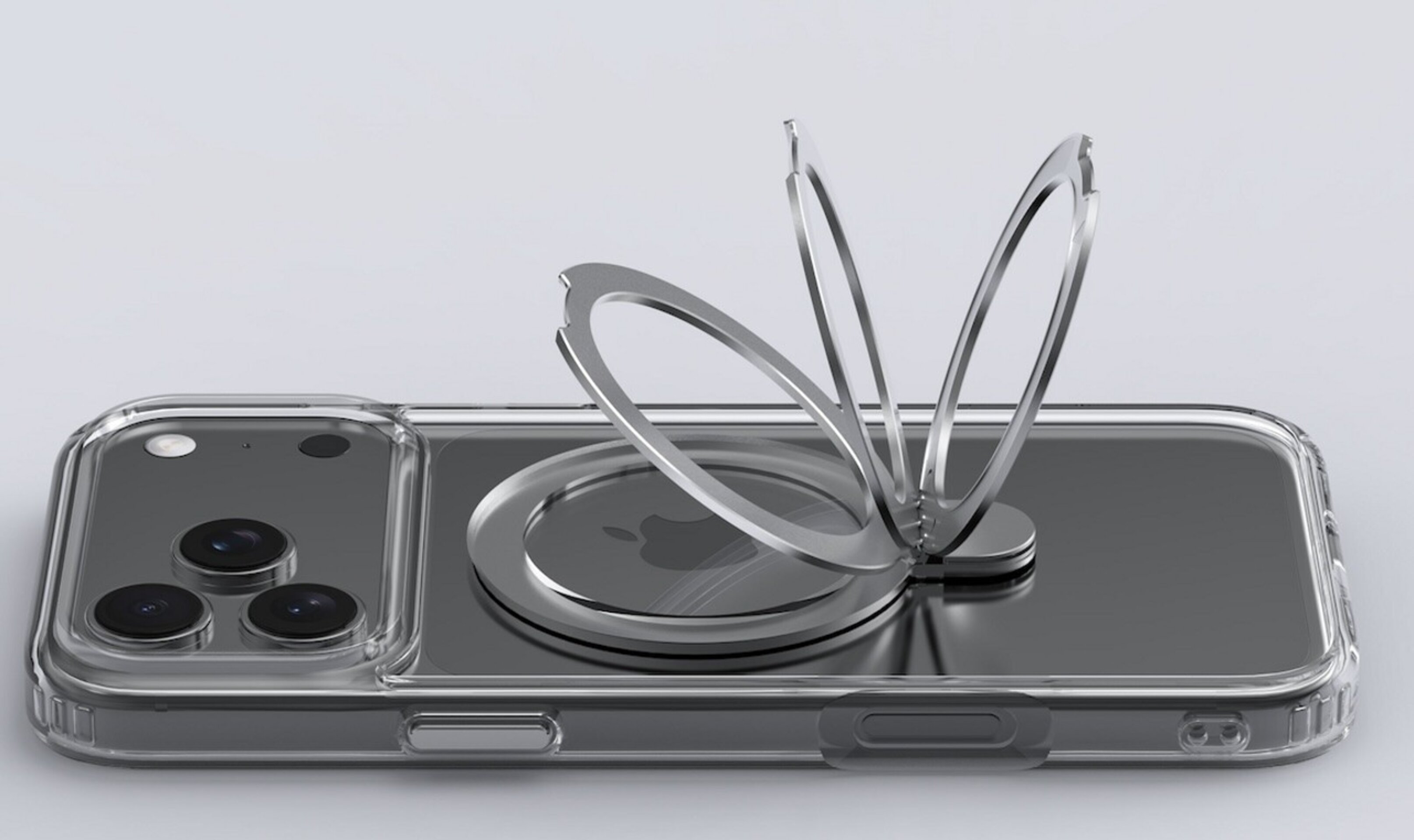 Funda transparente, anticaída 2M,Magnet y soporte anillo para iPhone 17 Pro Max - 4