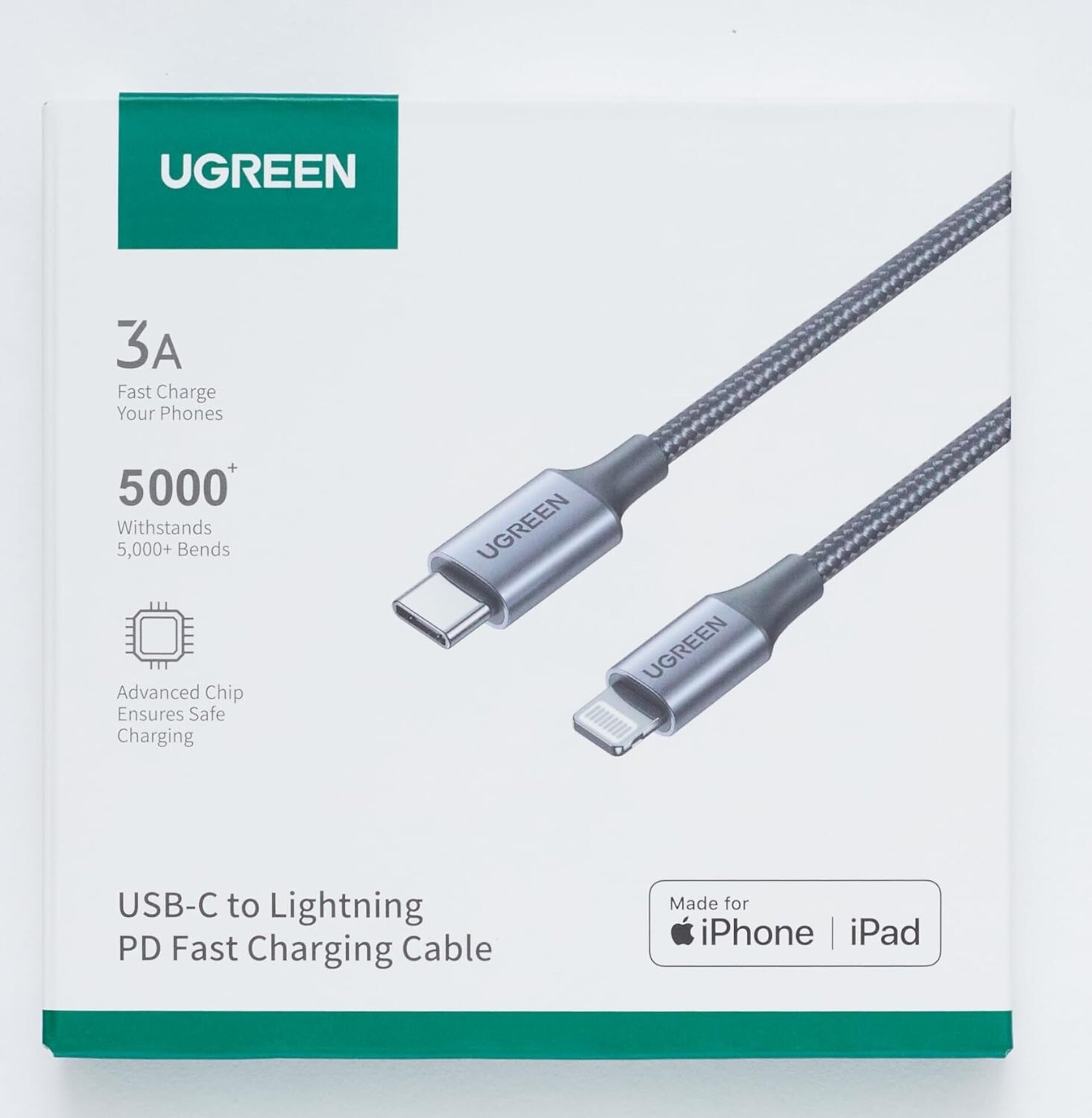 UGREEN Cable USB C a Lightning [MFi Certificado], Cable con Conector C94 - 6