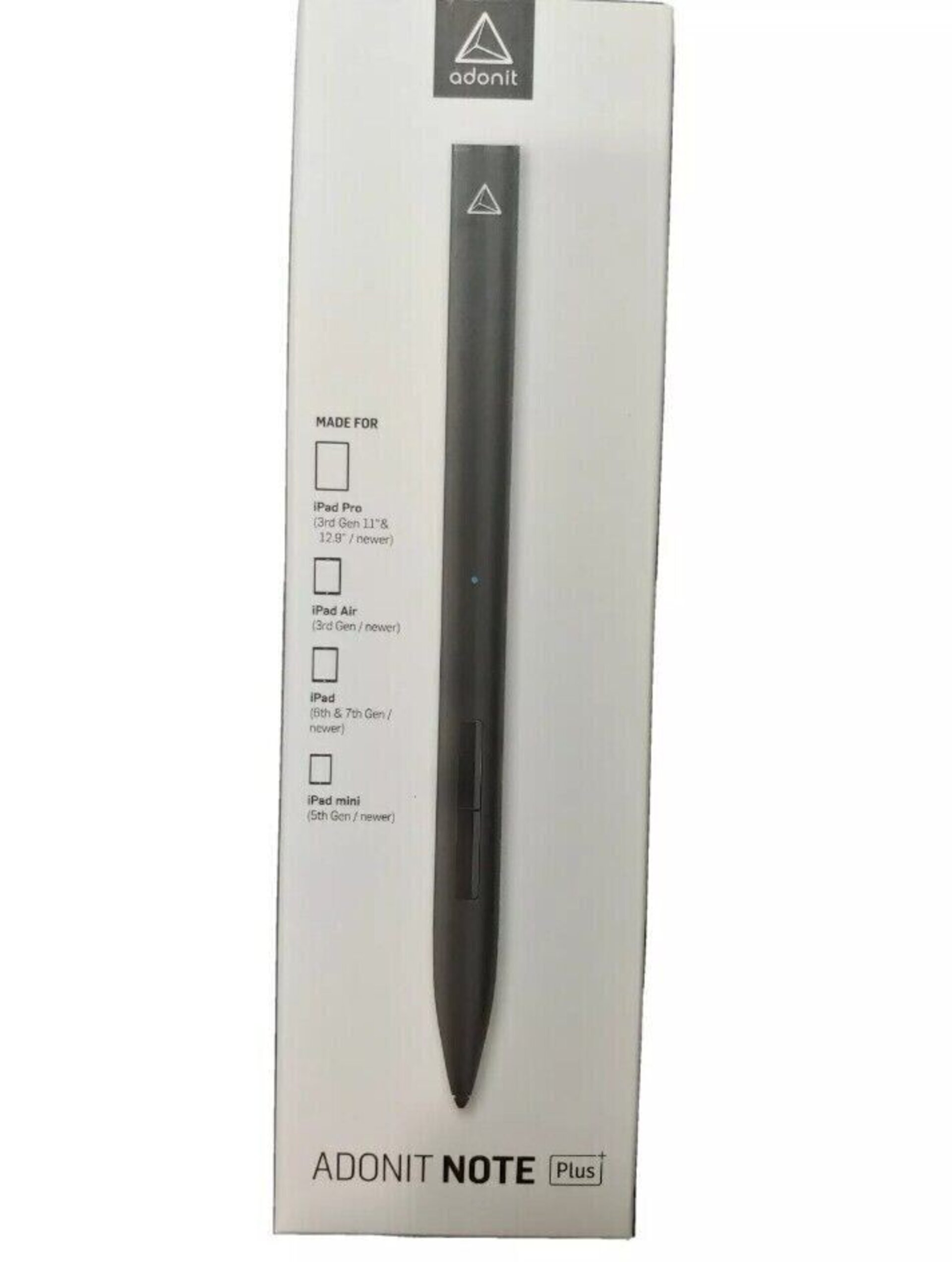 Stylus Note Plus Negro para iPad 2018, Air y Mini 2019, Pro 11 y 12,9 2018 - 2