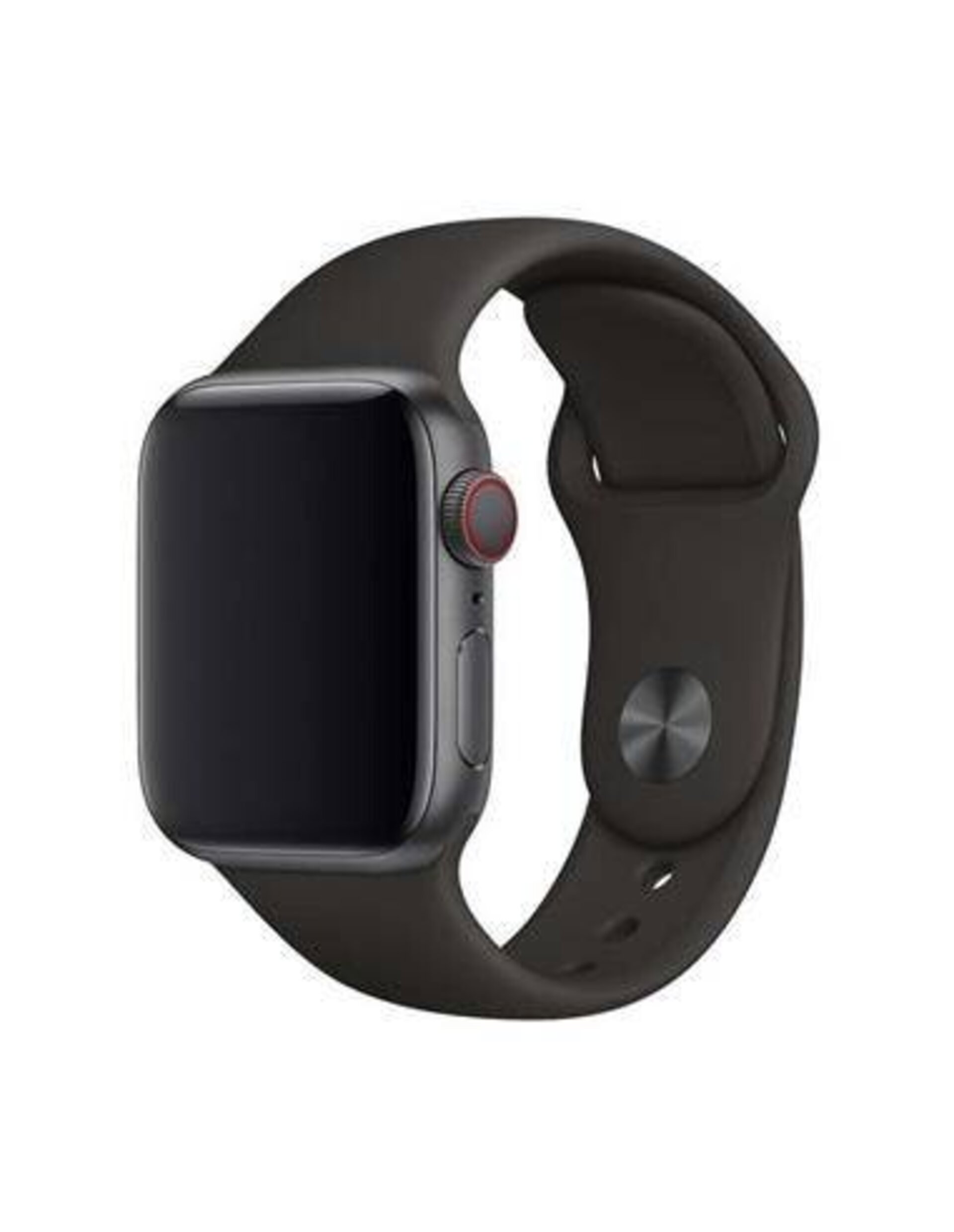 Correa de caucho Serie Sport Negra para  Apple Watch (44/45/49mm) - 1