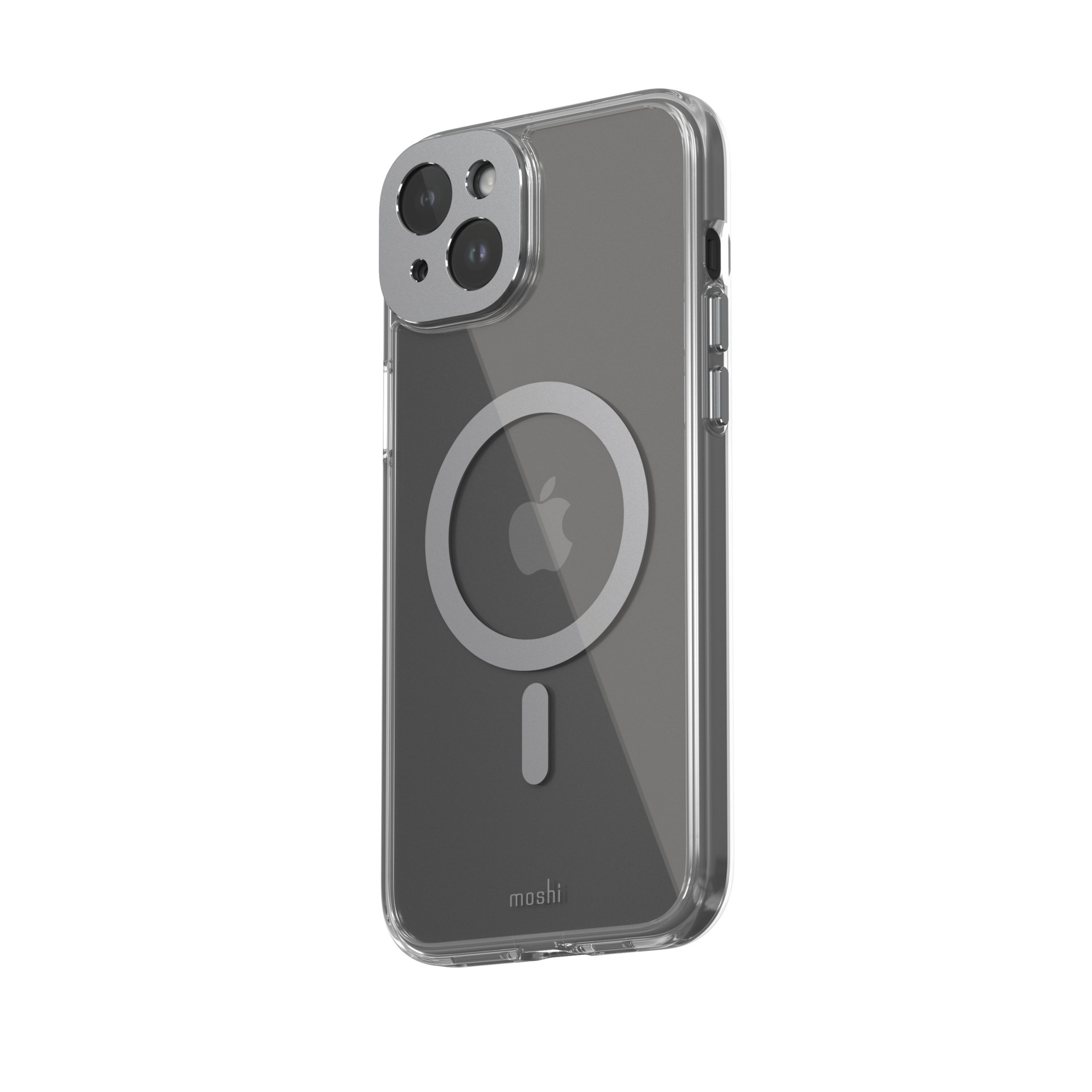 Funda Luna Silver/Dark Gray  iGlaze para iPhone 15 Plus magsafe - 4