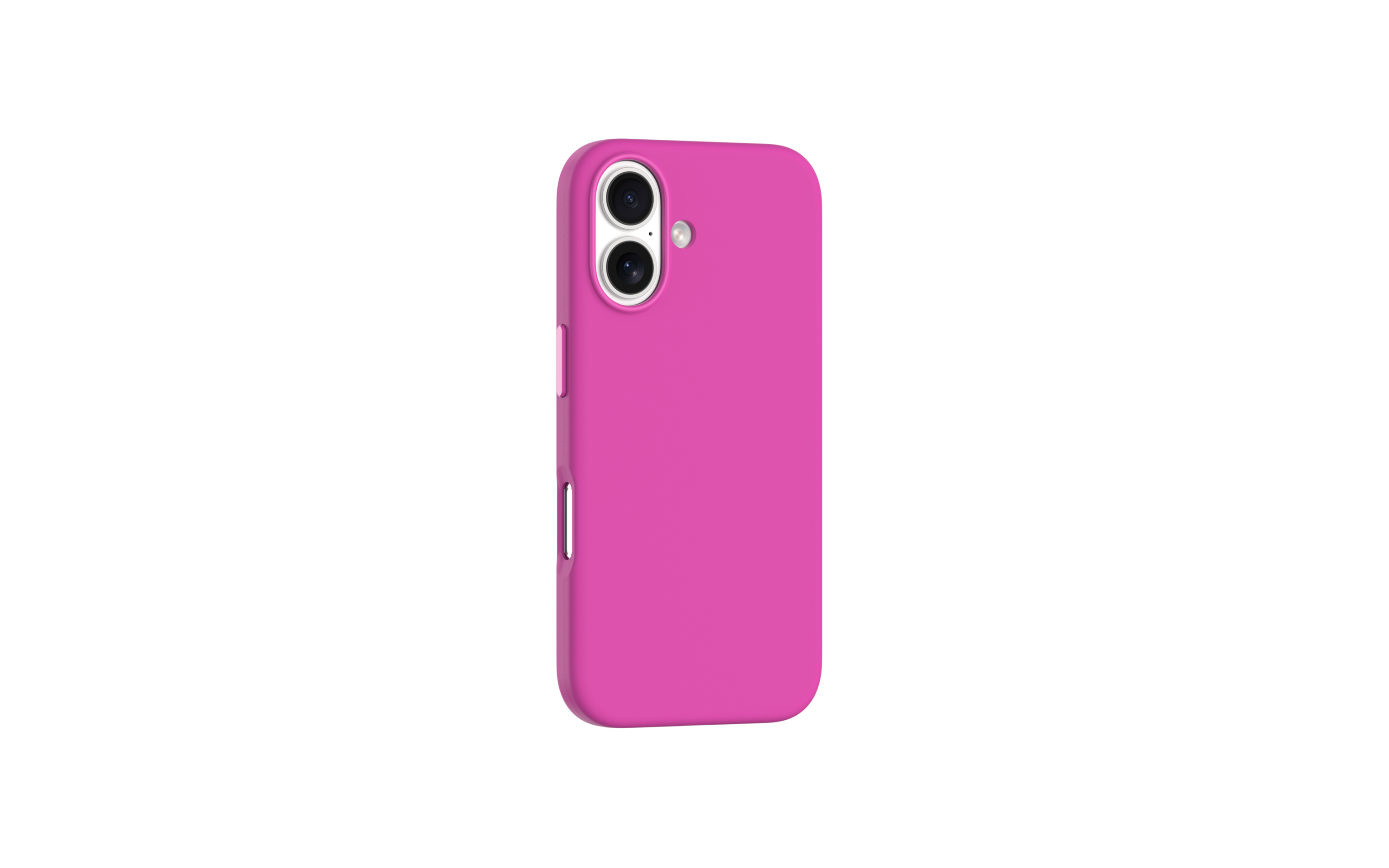 Funda de silicona suave Rosa  anticaída 2M con magnet para iPhone 16 - 2