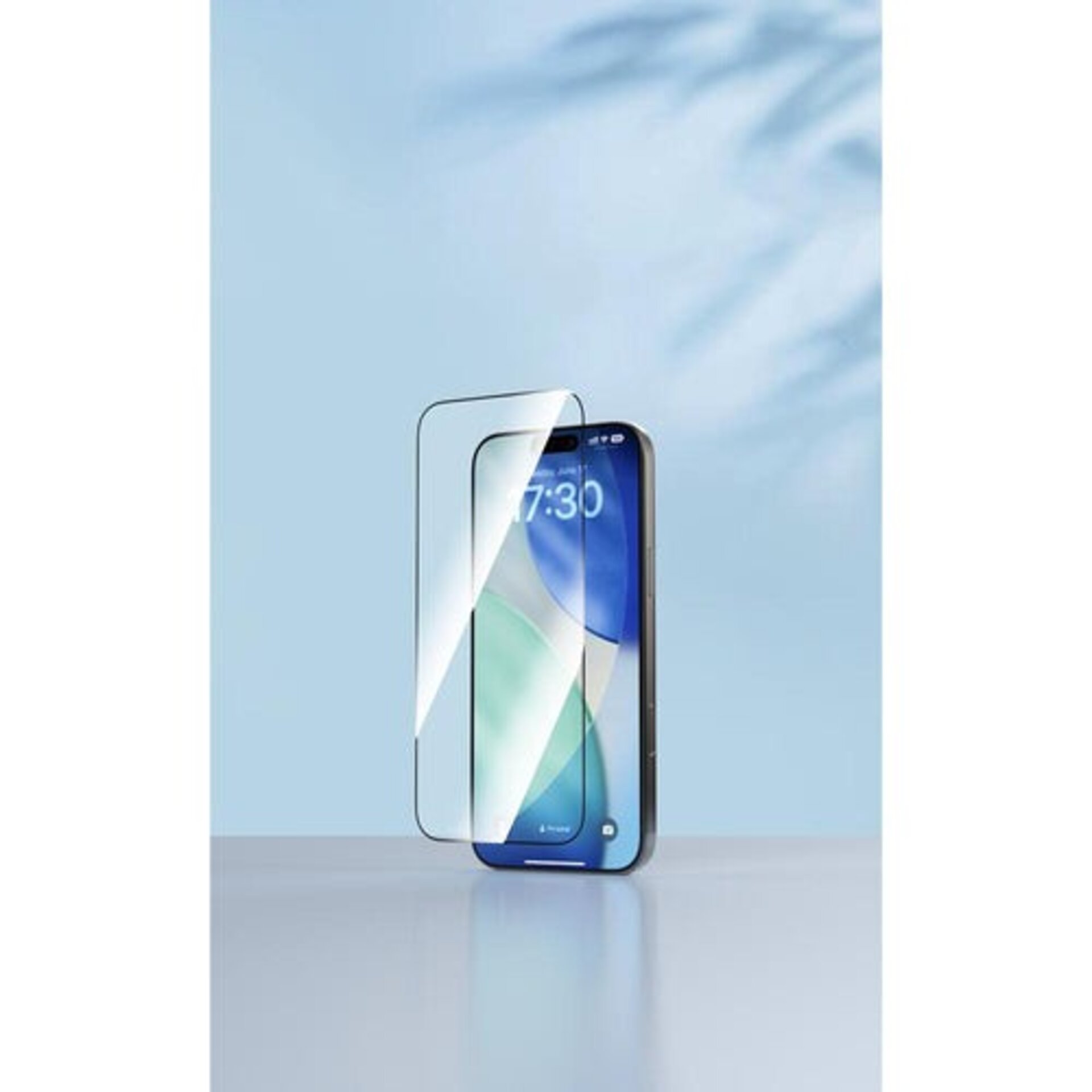 Cristal de protección pantalla completa con borde negro para iPhone 17 Pro MAX - 9