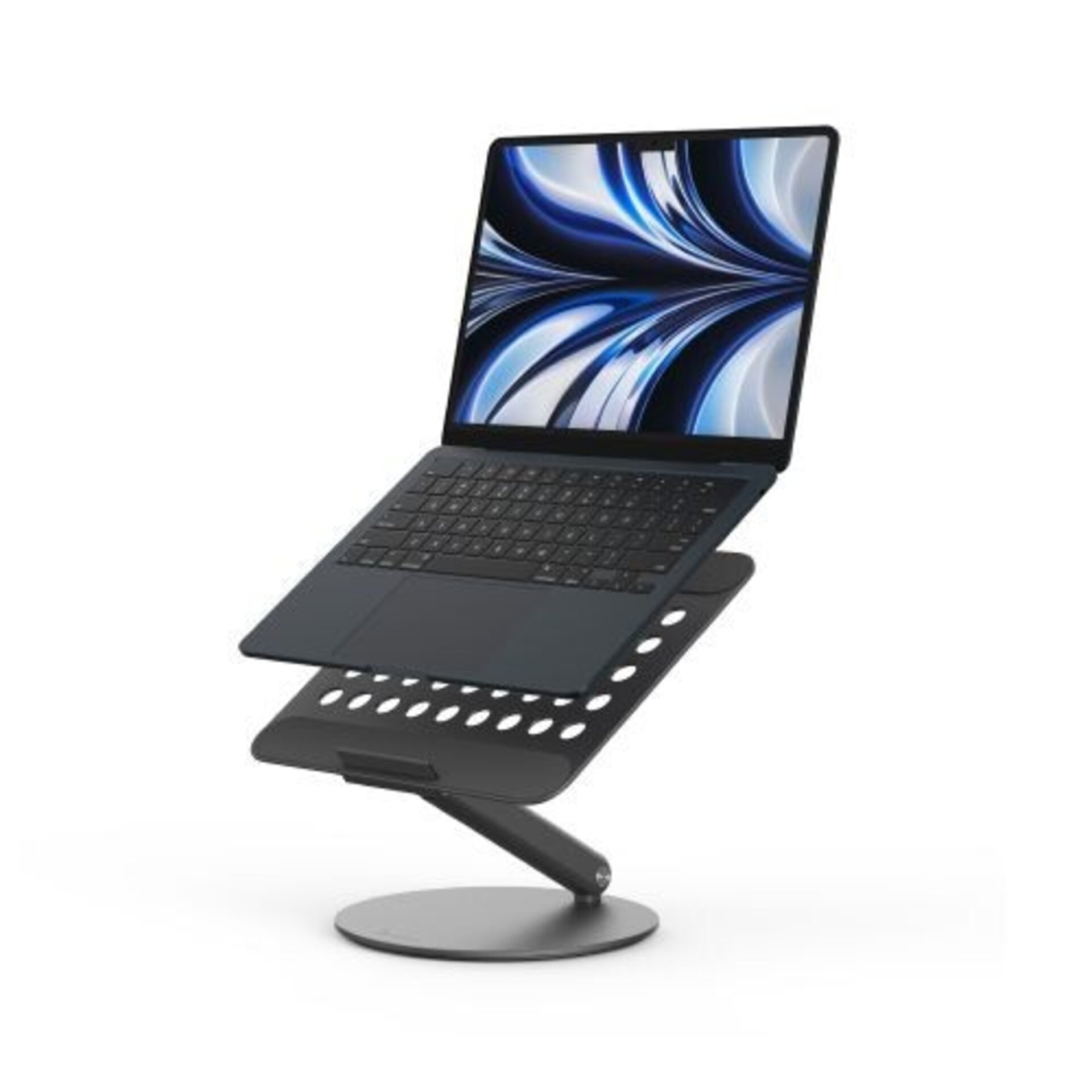 Soporte de aluminio Gris espacial de 360 para iPad y MacBook - 2