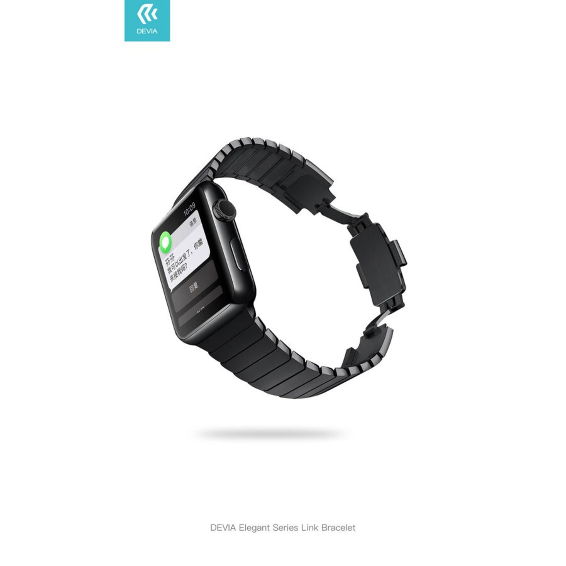 Correa Elegante Aluminio Gris Espacial  para  Apple Watch 38/40mm - 3