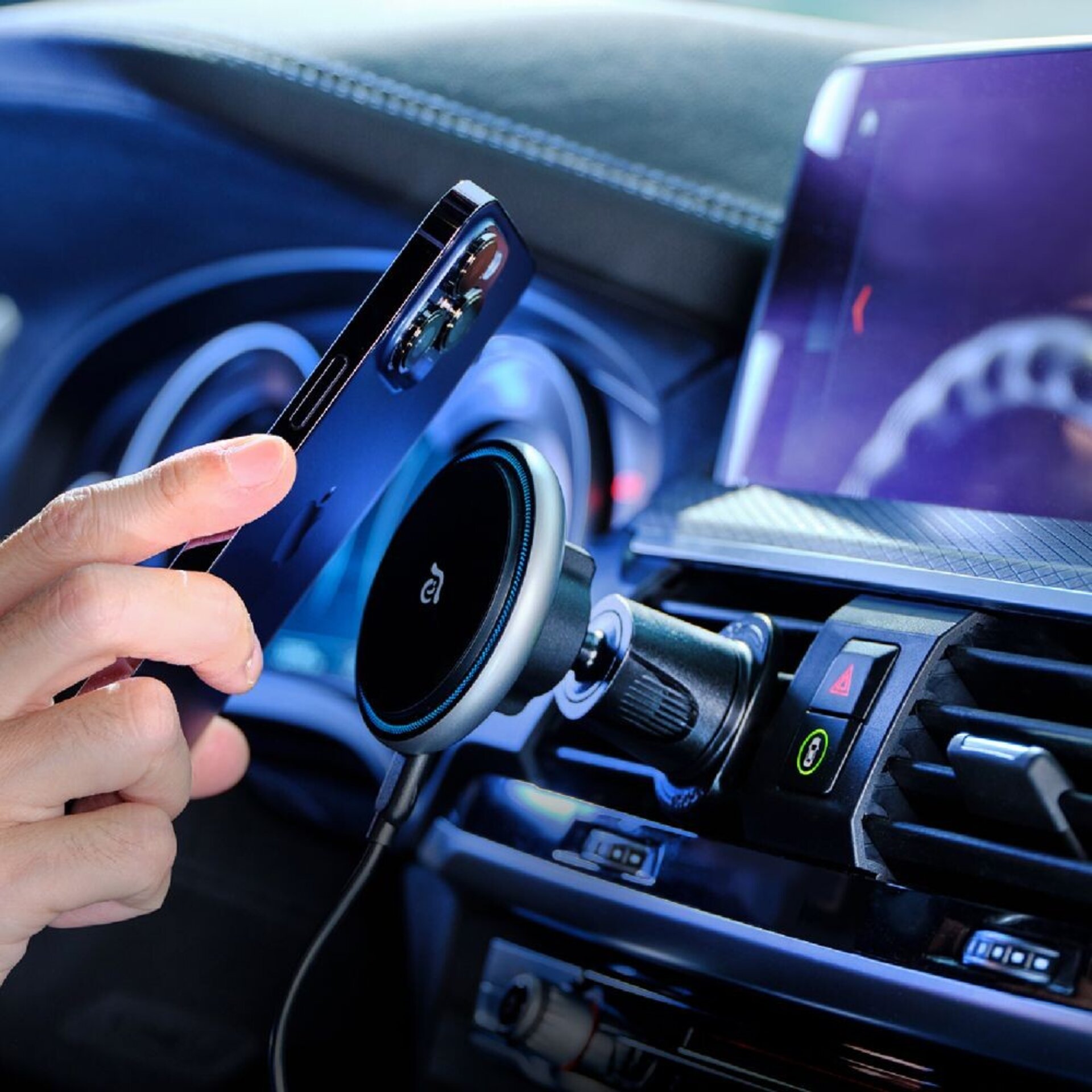 Cargador Magnetico OMNIA CX2 ultra rápido y rotación a 360 º - 2