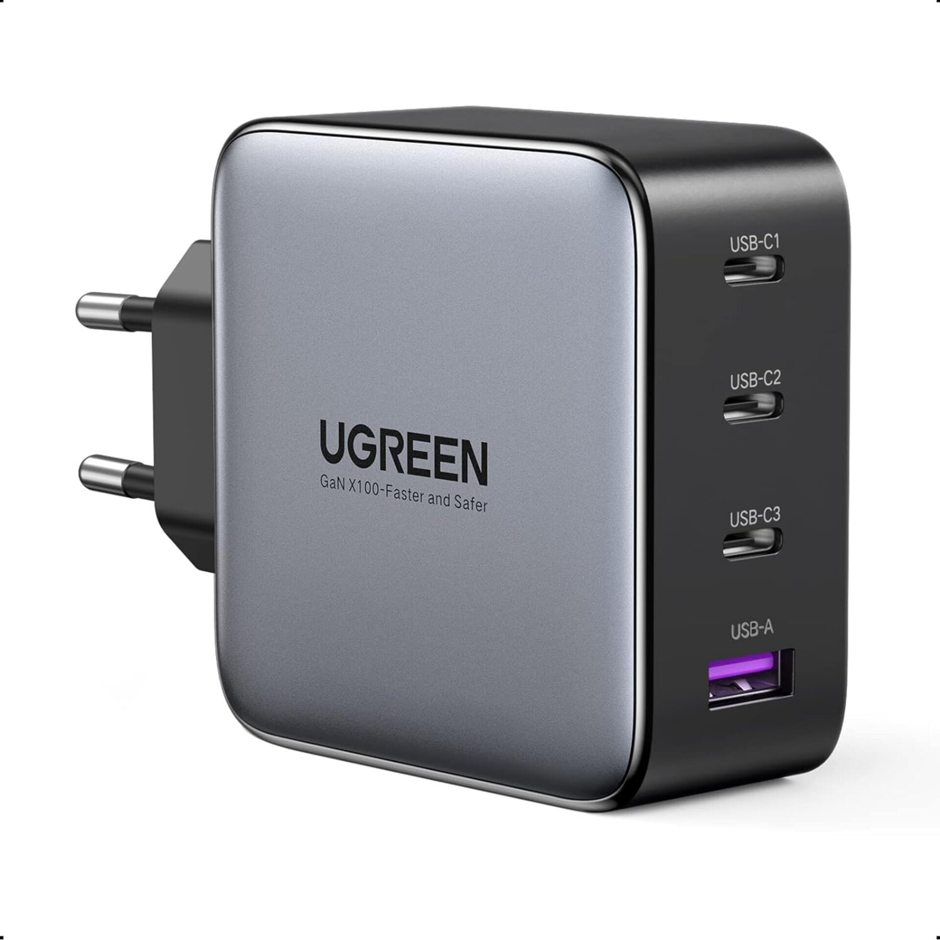 UGREEN Nexode 100W Cargador Multiple con 4 Puertos PPS Carga Rápida - 1