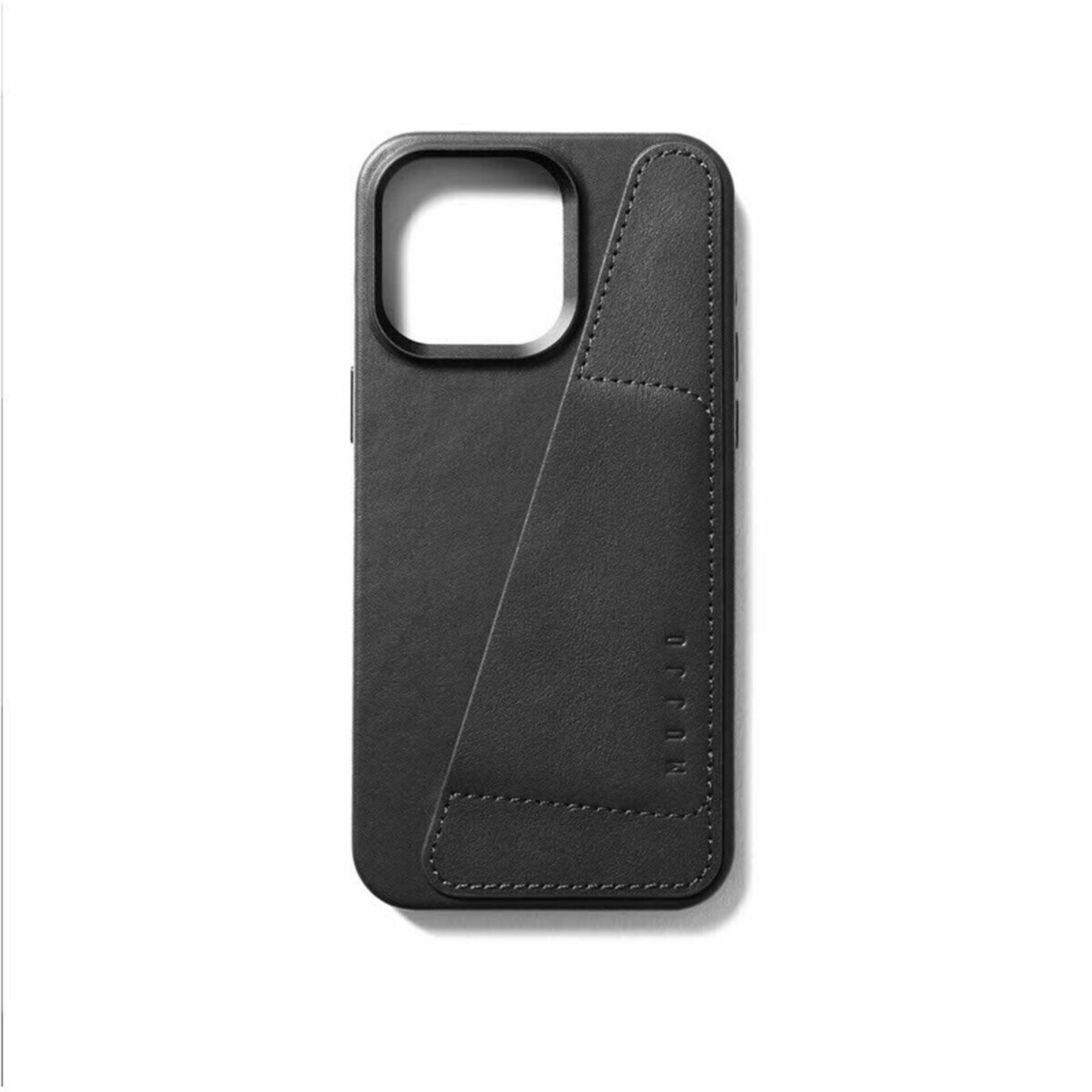 Funda de Piel con Magsafe y apertura para tarjeta Iphone 15 Pro Max Negra  Mujjo - 5