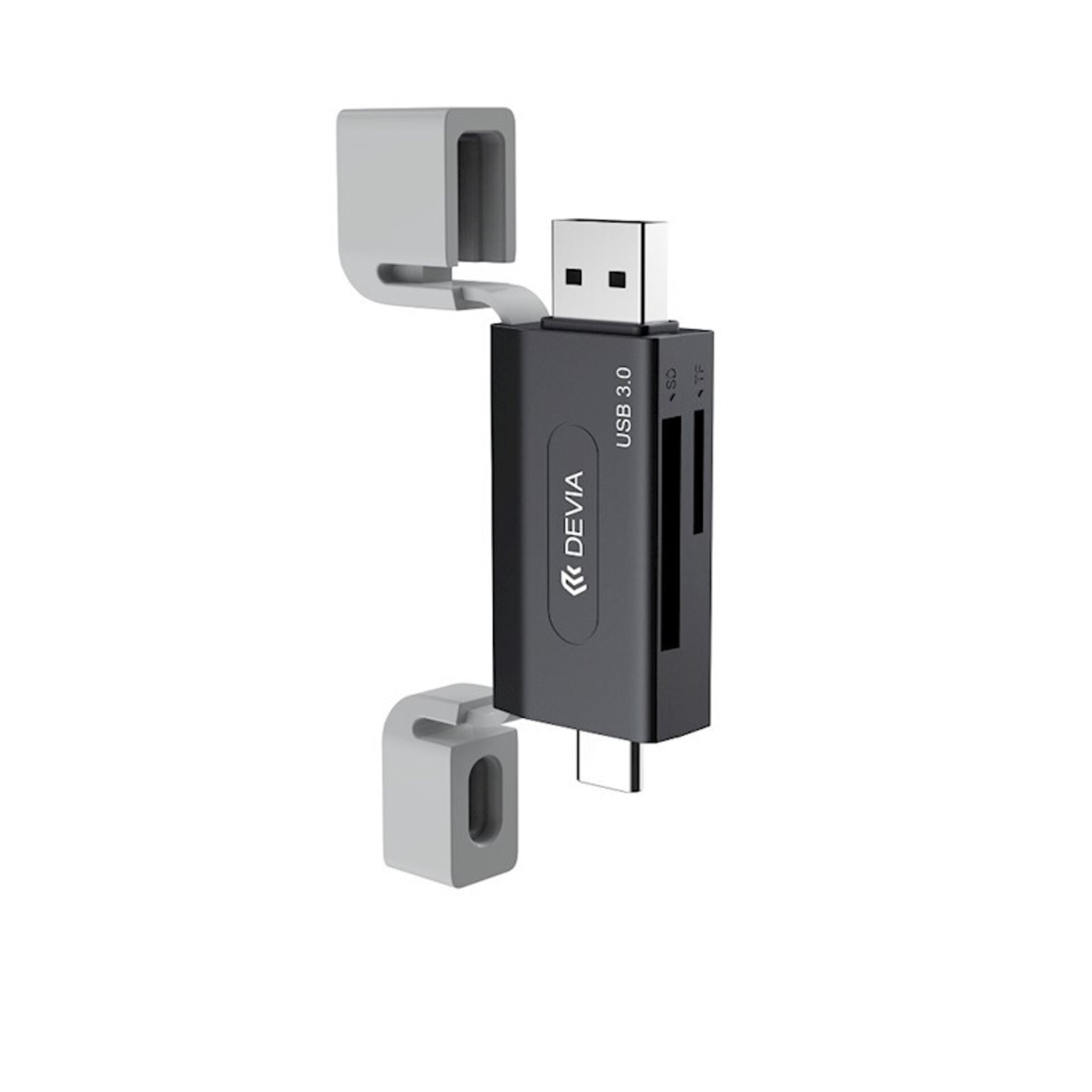 Adaptador de USB-C 3.0 a USB-A y lector de tarjeta SD - 2