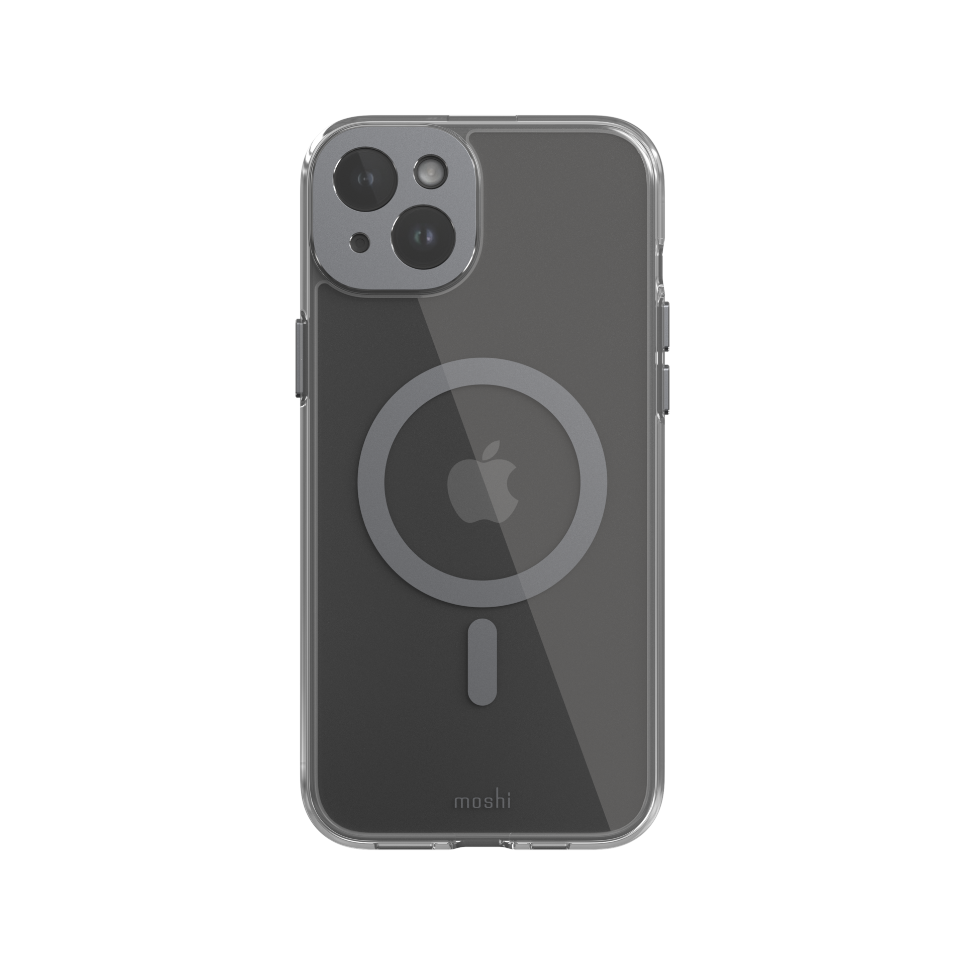 Funda Luna Silver/Dark Gray  iGlaze para iPhone 15 Plus magsafe - 6