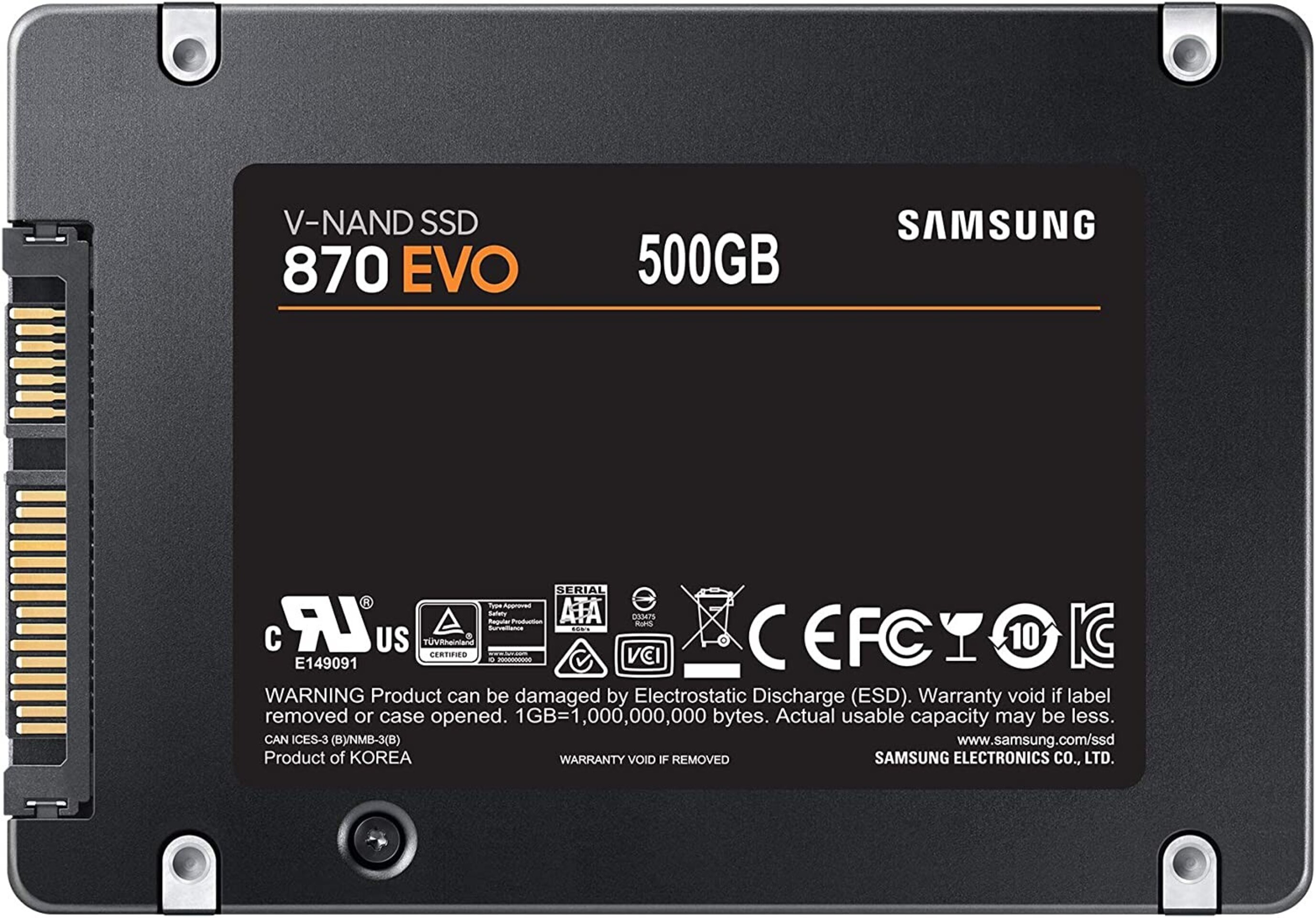 SSD Samsung 870 EVO 500 Gb MZ-77E500B/EU - 3