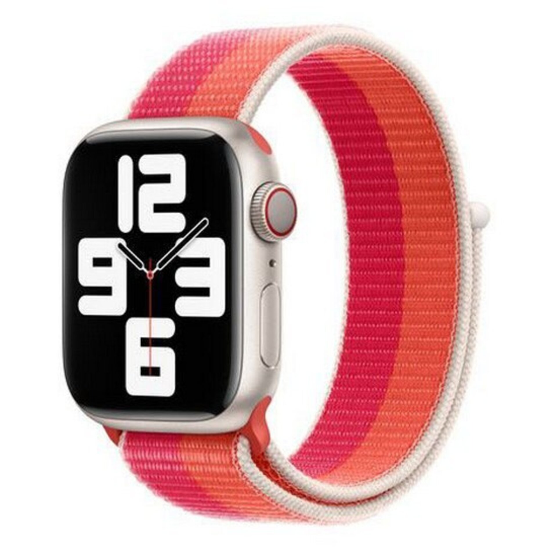 Correa Velcro Sport3 duo Peony rosa/rojo Apple Watch (42/44/45 mm) - 1