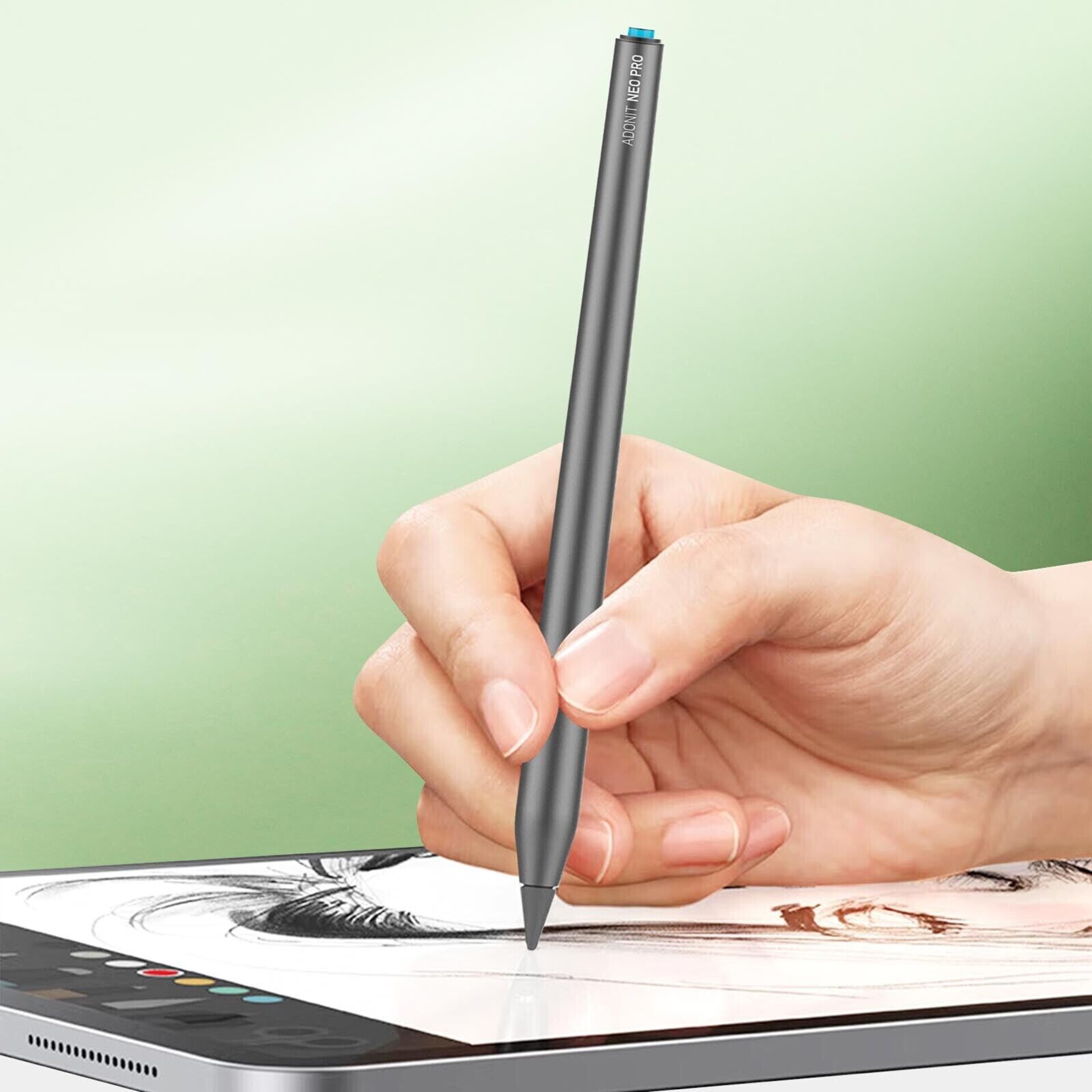 Stylus Neo Pro Space Grey para iPad Pro 11, pro 12,9 (3/4/5 gen), iPad Air 4/5 - 3