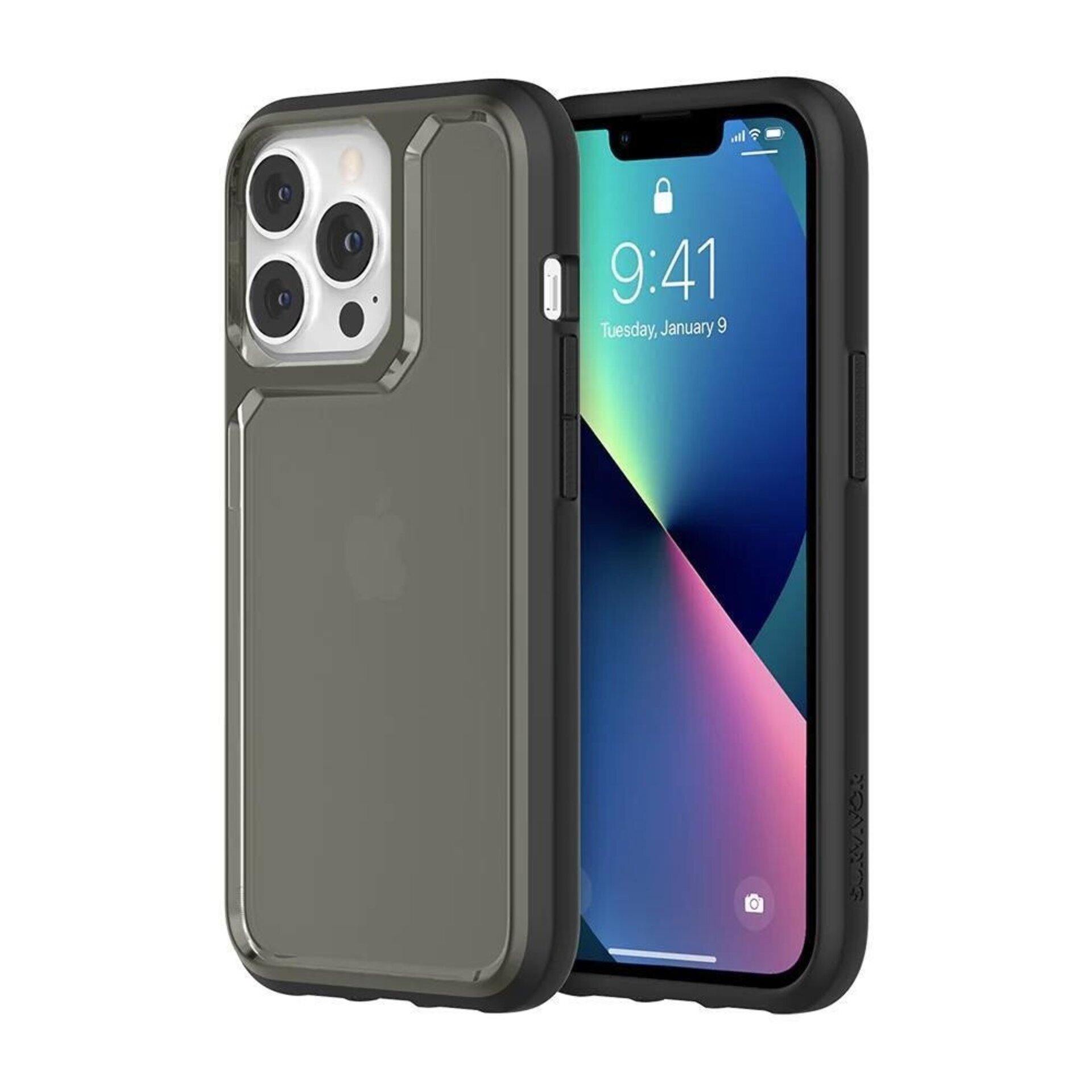 Funda Survivor Strong  para iPhone  13/14 Pro Negra - 4