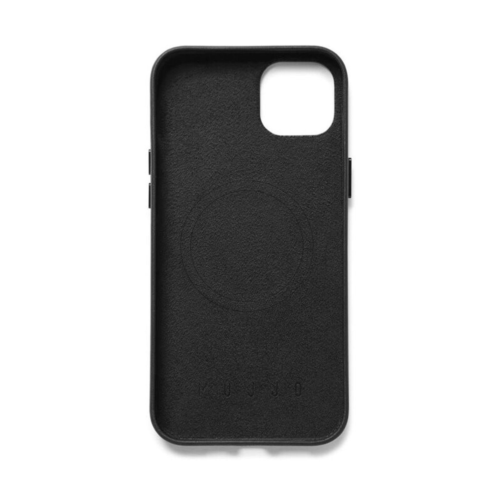 Funda de Piel con Magsafe para  Iphone 13/14/15 Plus Negra  Mujjo - 4