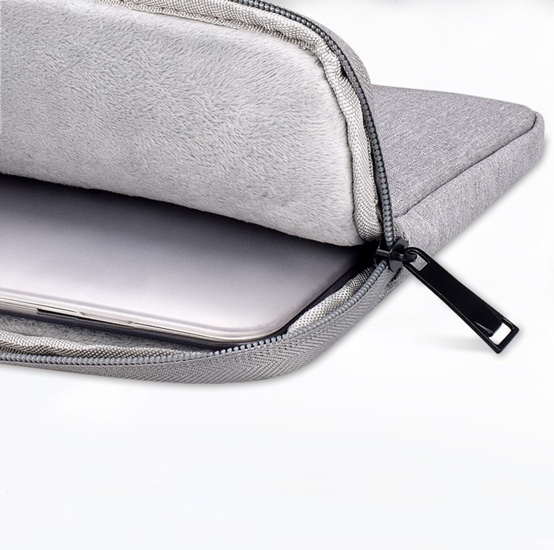 Funda protectora resistente agua Gris con bolsillo lateral Mc Air/Pro 13 " - 4