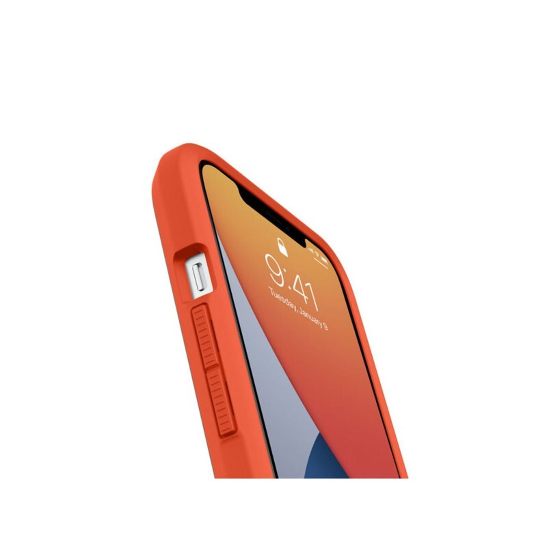 Funda Survivor Strong  para iPhone  12 Pro Max Naranja/Gris oscuro - 2